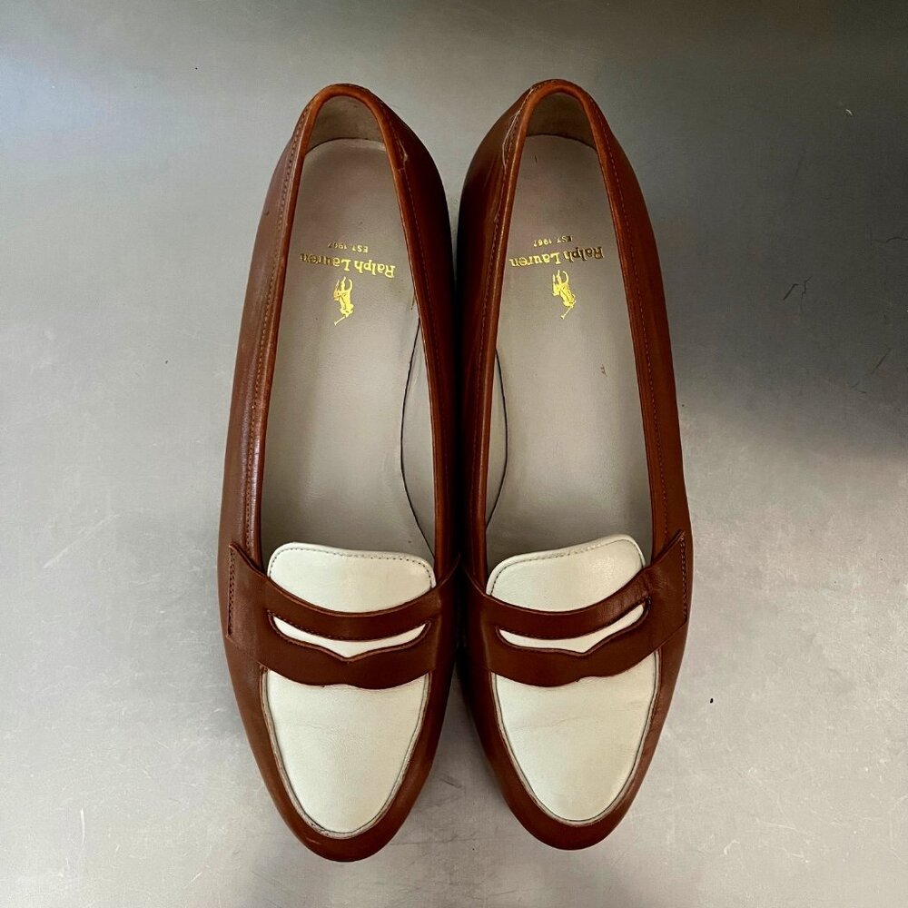 Ralph Lauren two-tone loafers
